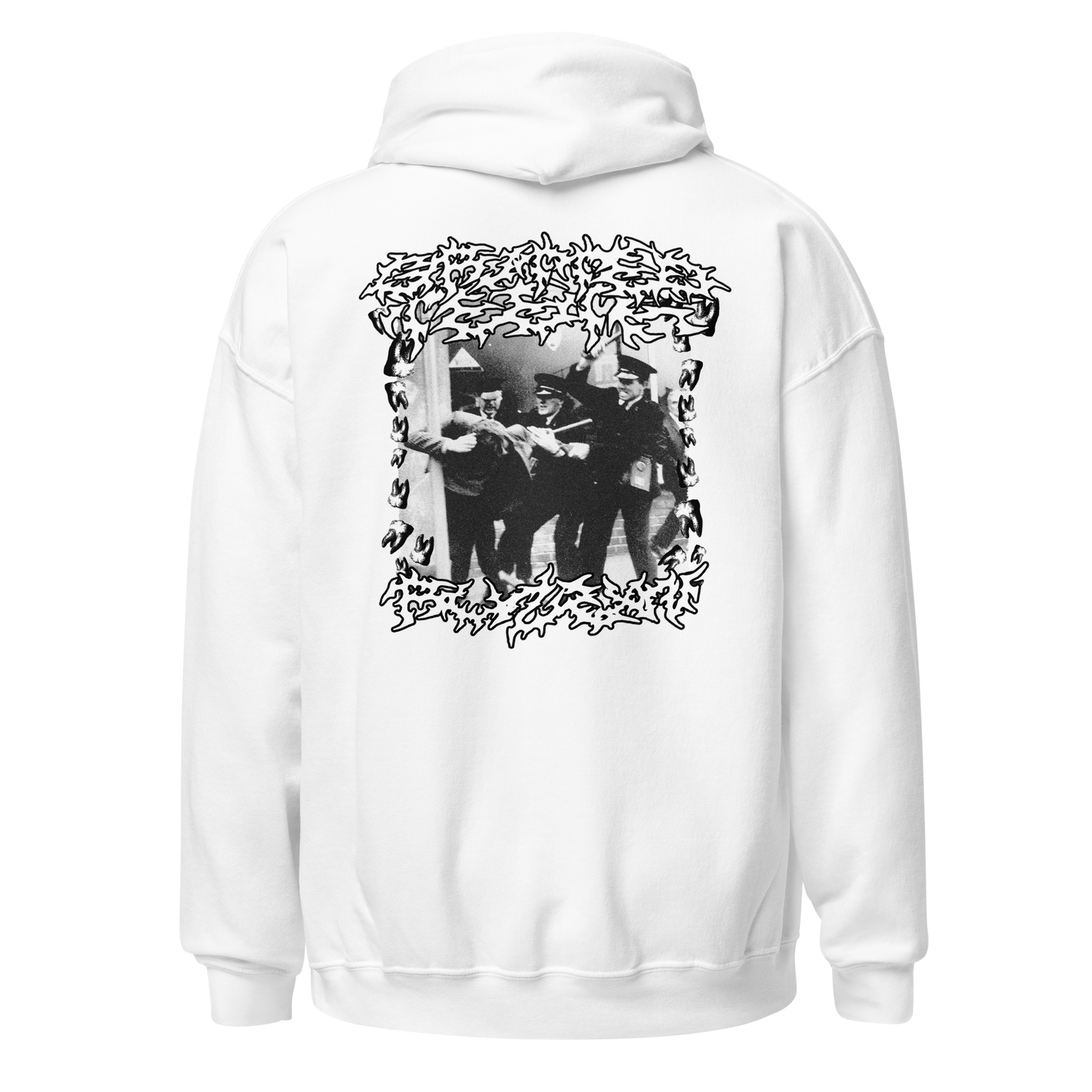 BRUTALITY HOODIE (WHITE)