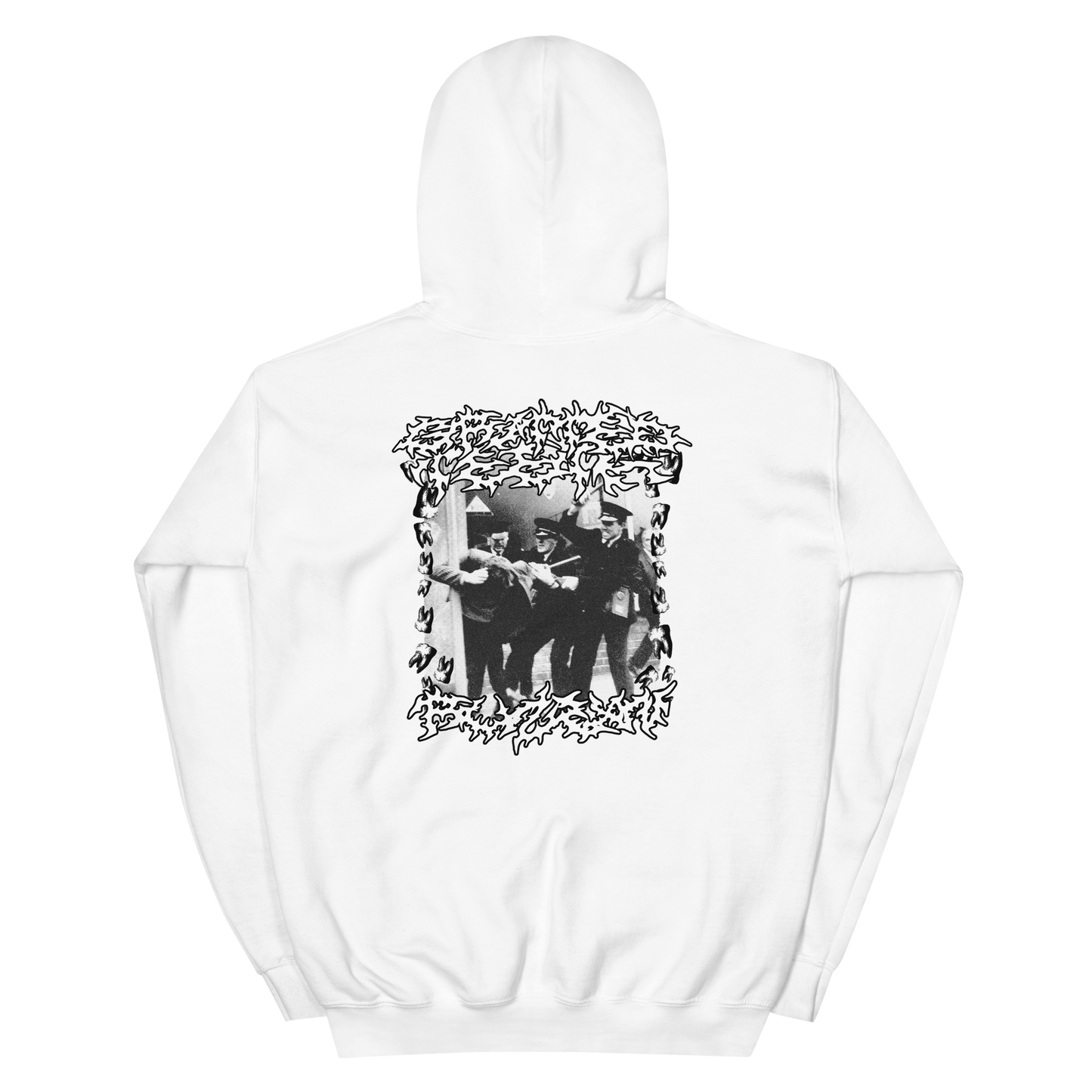 BRUTALITY HOODIE (WHITE)